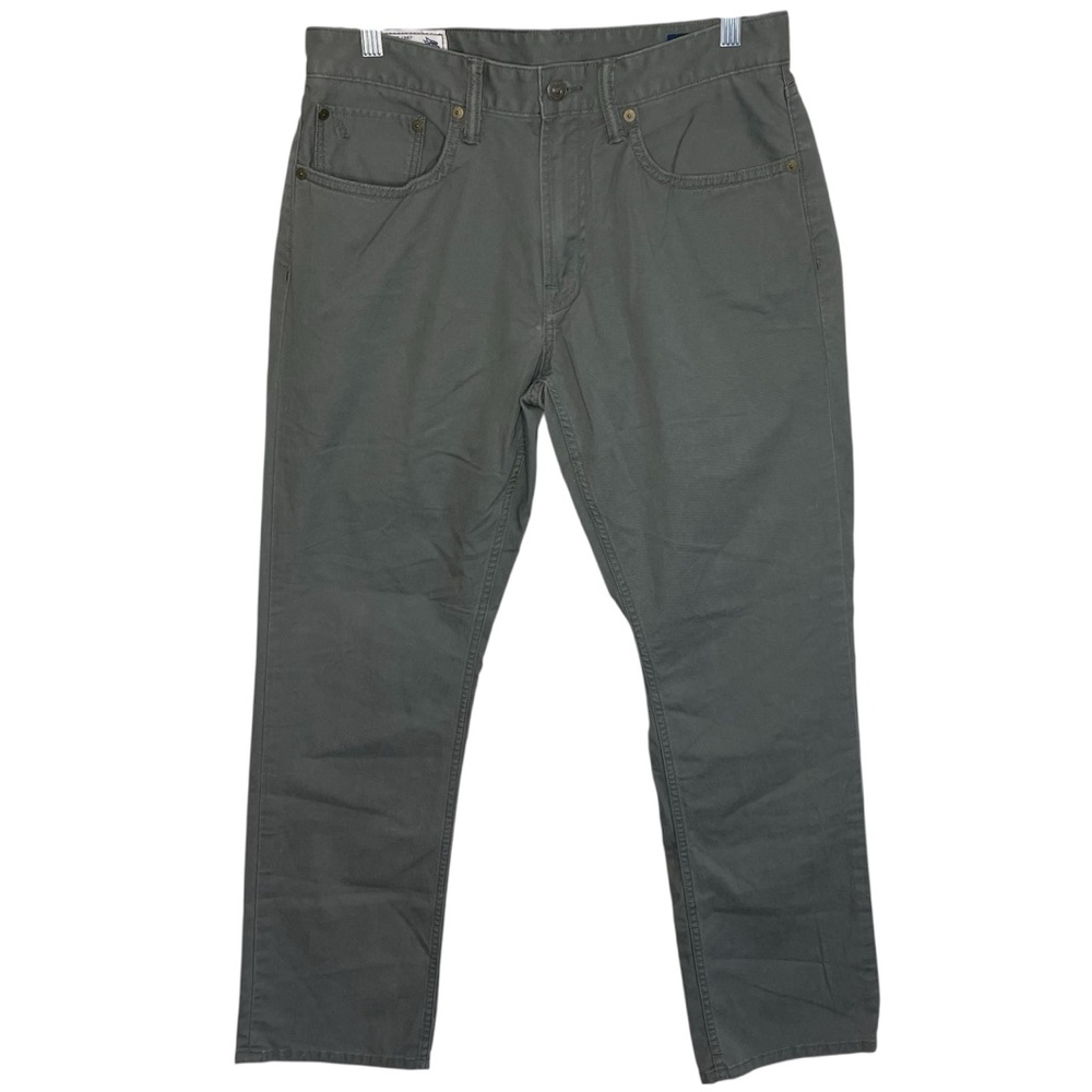 Polo Ralph Lauren Solid Gray Casual Straight Leg Jeans Size 31x30